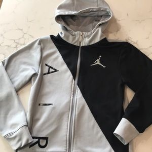Boys air Jordan zip up hoodie medium